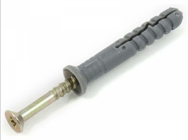 Дюбель-гвоздь DPЕ с кантом, 100шт.